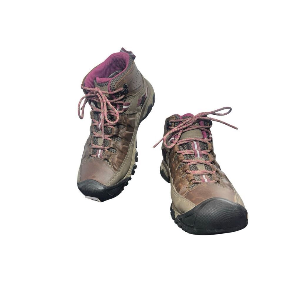 Keen Women’s Waterproof Hiking Boots Brown Pink – Size 9